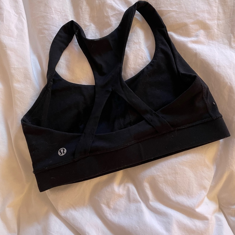 Black Lululemon Sports Bra